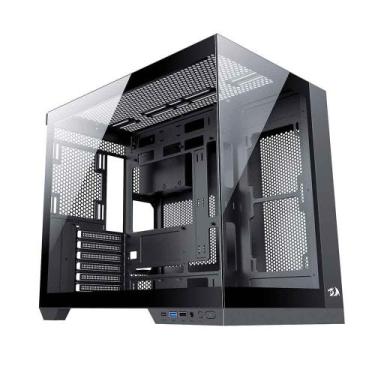 Imagem de Gabinete Gamer Redragon Wideload Pro Preto Ca-604b-pro