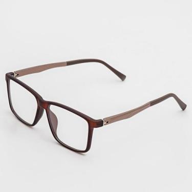 Imagem de Armação Óculos de Grau Masculino Retangular Caio- Óculos Sunrise, Marr
