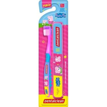 Imagem de Kit Escova + Estojo Peppa Pig - Macia - 3 Anos+ Dentalclean