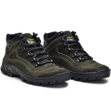Imagem de Coturno Adventure Masculino Couro Tratorado Conforto Trilha - BM Brasi