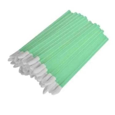 Imagem de Kit 50 pincel aplicador descartável Verde de batom gloss extensão limp