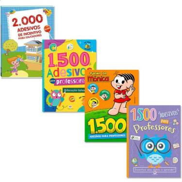 Imagem de Kit 6500 Adesivos para Professores - Educação Infantil + Educadores + 