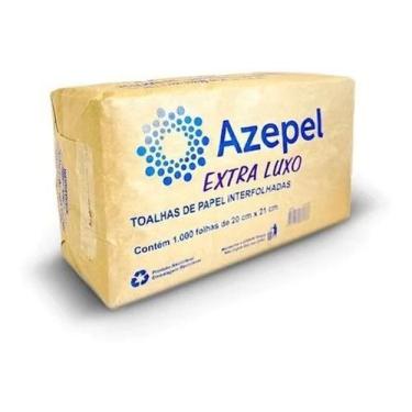 Imagem de Papel Toalha Interfolha Extra Luxo Azepel 4000un 20x21 Folha, Interfol