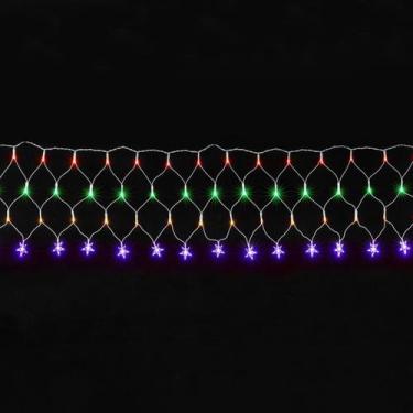 Imagem de Pisca LED Rede com Estrela - 120L 8 Modos - innovaree-commerce, Branco