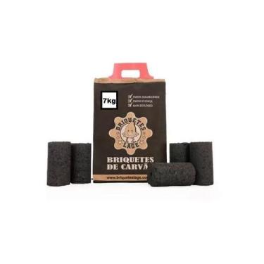 Imagem de Carvão Ecológico Briquetes Lage - Kit 4 Pacotes - 28 Kilos