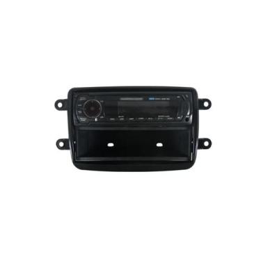 Imagem de Moldura Painel 1 Din Kwid Oroch Duster Sandero Logan Black - Autoplast