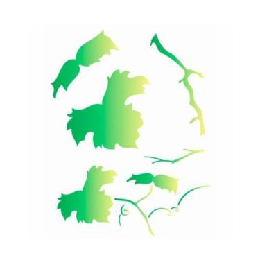 Imagem de Stencil Sp. 15X20 1795 Folhas de Uva - OPA