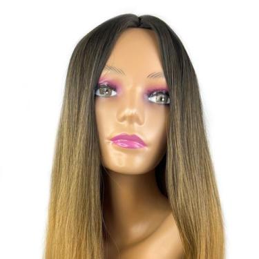 Imagem de Peruca Lace Wig Orgânica Lisa Repartição Fixa 70 Cm Longa - Rass Hair,