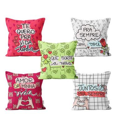 Imagem de Almofada Para Cesta Dia Dos Namorados Atacado Kit 5un - Mini - IMPÉRIO