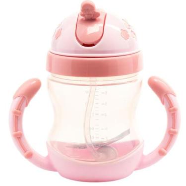 Imagem de Copo Infantil De Transição Treinamento Com Alça Canudo 240Ml - WESTERN