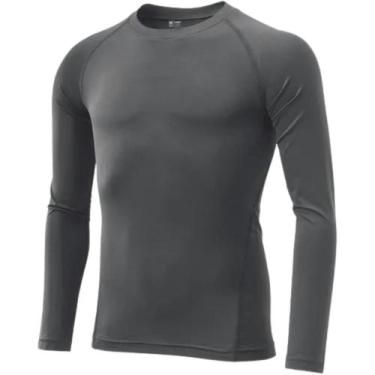 Imagem de Camisa Térmica Manga Longa Segunda Pele Proteção Solar UV Fator 50 + U