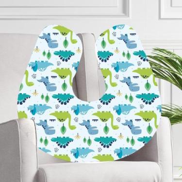 Imagem de Almofada para Amamentação Travesseiro Bebê Lindas Estampas - Ev Baby, 