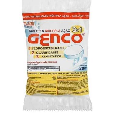 Imagem de Kit 10X Tablete De Pastilha Multipla Ação 3X1 Genco T200