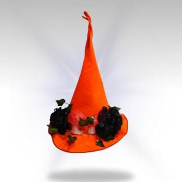 Imagem de Chapéu Frida Flor Vermelho/preto Fantasia Festa Halloween - Usina de A