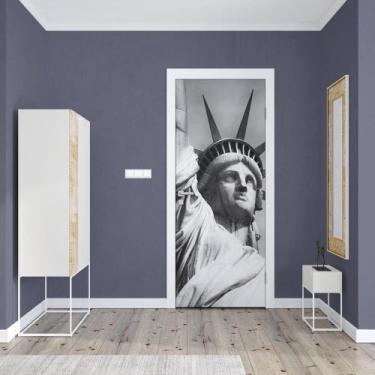 Imagem de Adesivo de Porta Estátua da Liberdade - Império da Impressão, M - 80cm