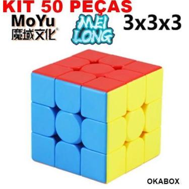 Imagem de 50 Cubos Mágico 3x3x3 - Moyu Profissional -  Atacado