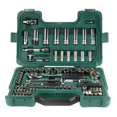 Imagem de Jogo De Soquete Sextavado 1/2 E 1/4 86 Pçs ST09013SJ Sata - APEX - SAT