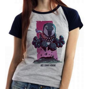 Imagem de Baby look blusa feminina ou Camiseta unissex Mini Venom - Empório Dutr