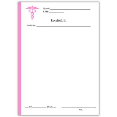 Imagem de Receituário Médico - 20 Blocos (1000 folhas) - Impressões Papaléguas, 