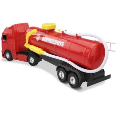 Imagem de Caminhão Voyager Bombeiro 43CM - Roma, Vermelho, Bombeiro