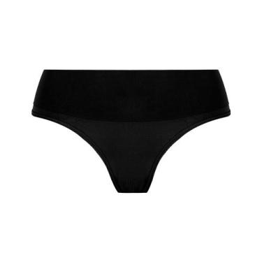 Imagem de Calcinha Loba 40018-001 Sem Costura Com Punho Soft - Lupo, Preto, G