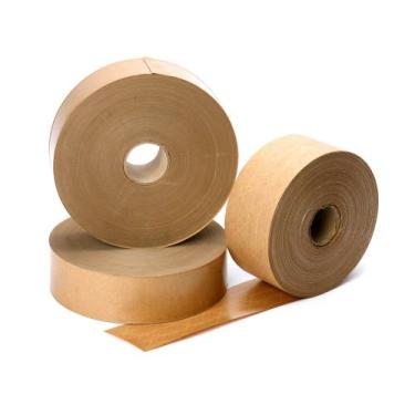 Imagem de  Rolo Fita Gomada 70mmx160M Sem Reforço para Caixa 1 kg