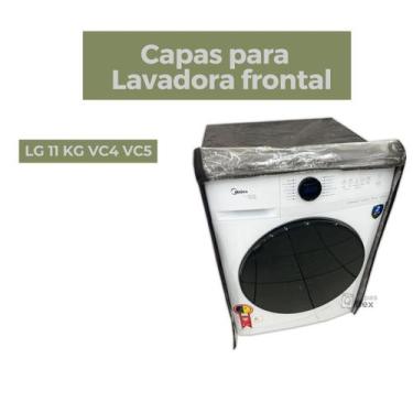 Imagem de Capa para lavadora frontal lg 11kg vc4 vc5 transparente flex - Capas F