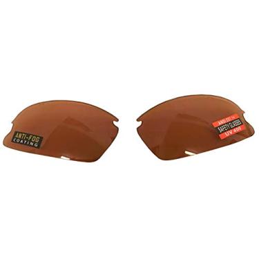 Imagem de SSP Eyewear Lentes de reposição Chelan, óculos de tiro HD A-Eye inquebráveis com NVR/neblina, bronze