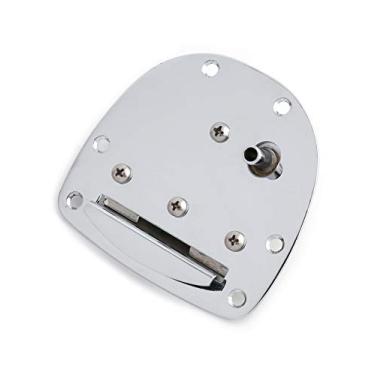 Imagem de Metallor Ponte traseira de tremolo para guitarra Jazzmaster Jaguar Vibrato e Whammy Guitar Parts Accessories Chrome.