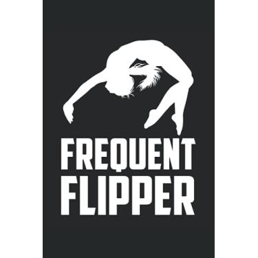 Imagem de Frequent Flipper: Gymnastik-Notizbuch |Luftgymnastik-Mädchen-Tagebuch |Akrobaten Notizbuch |Rhythmische Gymnastik-Notizbuch