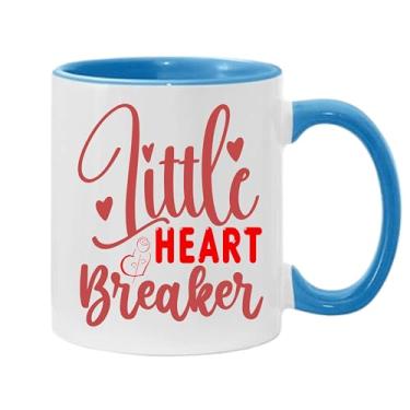 Imagem de SpreadPassion Caneca de café Little Beart Breaker, presente para namorado e namorada, ideia de presente de dia dos namorados, presente para marido e esposa, ideia de presente de aniversário do dia dos