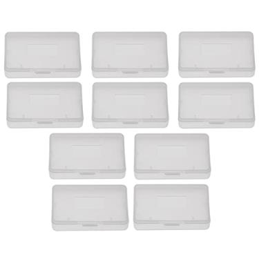 Imagem de Haosie 10PCS Game Cartridge Case Box, Transparent Anti Dust Cover Storage Box, Game Card Case Compatible with Nintendo Game Boy Advance GBA (2.6 X1.6X 0.3in)