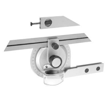 Imagem de Localizador de ângulo Transferidor Chanfrado Universal de 360 ​​graus Com Lupa para Usinagem
