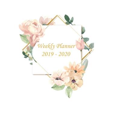 Imagem de Weekly Planner 2019-2020: Monthly Planner Schedule - 1 week at a glance - Calendar with Checklists and Notes Daily To Do’s Academic Organizer Small ... Cute Day Planer School Simple Modern Teacher