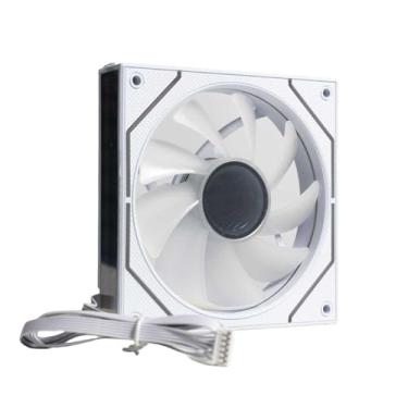 Imagem de Cooler Fan para Gabinete C3Tech Gaming F9-L310WHRGB, 12 cm, Branco, Iluminação LED ARGB e Conector ARGB 6 pinos