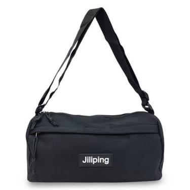Imagem de Bolsa Transversal Unissex casual ou para academia - Jiliping, Preto