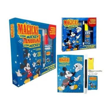 Imagem de Kit com 05 Truques de Mágicas Mickey + Livro + Acessórios - DCL