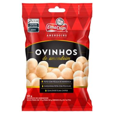 Imagem de Ovinhos de Amendoim Elma Chips 145g