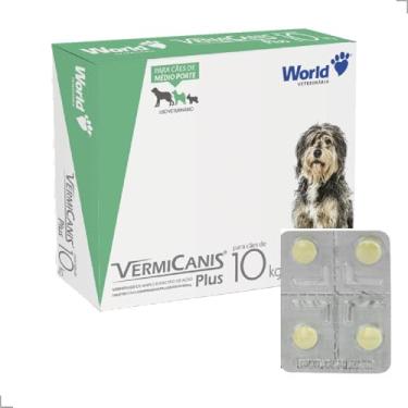 Imagem de Vermicanis Plus, Vermífugo para Cães de Médio Porte até 10kg, 4 Comprimidos