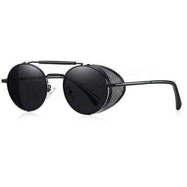 Imagem de Óculos de Sol Barcur Steampunk Polarizados Anti Reflexo com Proteção u