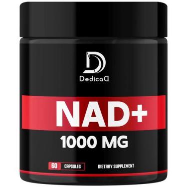 Imagem de Suplemento DEDICAD NAD+ 1000mg - 90 Cápsulas para Energia e Reparo de 