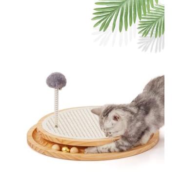 Imagem de Rascador de Sisal Natural LMUGOOS com Pista de Bola e Mola