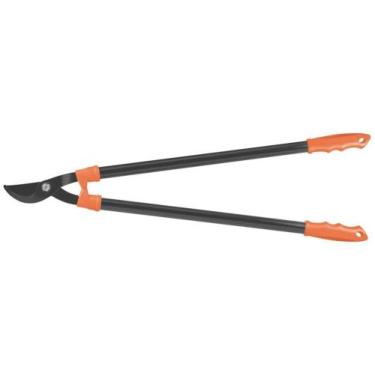 Imagem de Tesourao de poda metalico com cabo de metalico de 60 cm com empunhadur