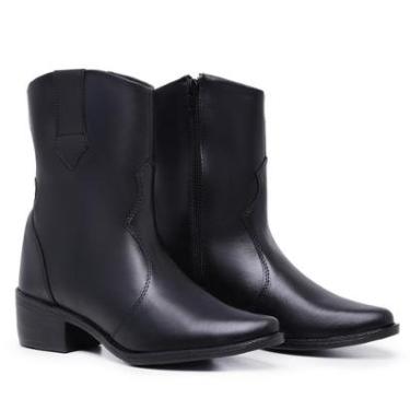 Imagem de Bota Feminina NH Preta Country Lançamento Moda Inverno Rodeio Tendência-Feminino