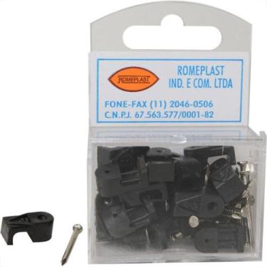 Imagem de Grampo Fixa Fio Romeplast Drops N3 Com 20 Pecas