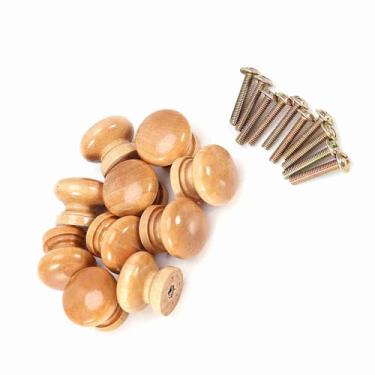 Imagem de Gabinete de Madeira Maçaneta Maça (Tamanho médio 28mm)