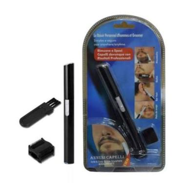 Imagem de Mini Depilador Aparador De Pelo Annusi Capelli Preto