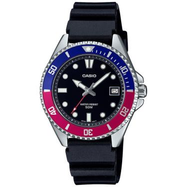 Imagem de Relógio CASIO preto masculino MDV-10-1A2VDF