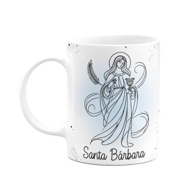 Imagem de Caneca Religiosa Orações - Santa Bárbara - 325ml