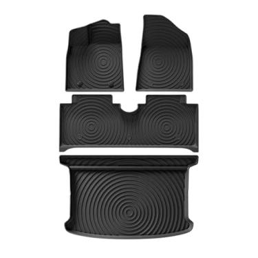 Imagem de Compatível para BYD Dolphin TPE 3D Car Floor Mats Cargo Liner Trunk Pad Foot Mat Odorless Tray Set BLACK(Dolphin LHD 4PCS)